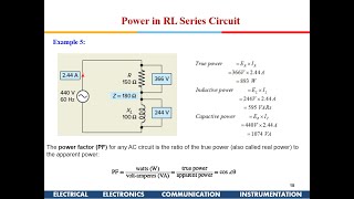 Electrical Science: AC Response for a Series RLC Circuits