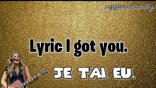 Erin Kinsey _ I got you (lyric) & traduction française 🎵 🔥 🎶