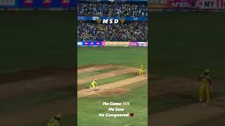 Mahi maar Raha hai | Mahendra Singh Dhoni | MIvsCSK | Wankhede Stadium | Mumbai