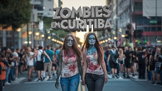 ZOMBIE WALK 2024 🧟 Multidão de zumbis invadem ruas no tradicional Carnaval alternativo de Curitiba