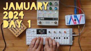 Teenage engineering OP-1 filed,Hologram electronics Chroma Console JAMUARY2024 DAY1 1/1/24 12:00