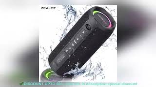 ✔️ZEALOT S49PRO Portable Bluetooth Speaker 20W IPX6 Waterproof Powerful