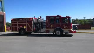 Old Town Maine Fire Department E371 Response