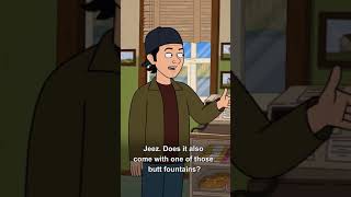 Butt Fountain | Joke Video from Corner Gas Animated