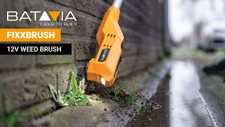 World’s Most Effective Weed Brush: The Batavia 12V Fixxbrush 🦾