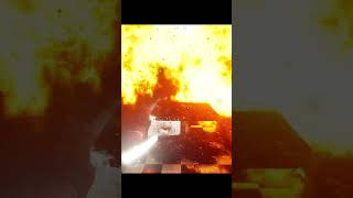 fighting a bad dinner fire#pov #firefightingsimulator #firetruckgame #shortvideo