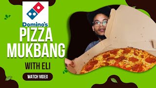 DOMINOS PIZZA MUKBANG WITH ELIJAH + ANSWERING SUBSCRIBER'S QUESTIONS