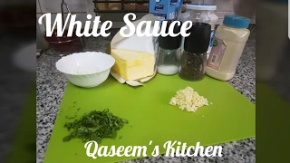 Best White Sauce Recipe for Lasagne, Pasta or Pizza | Urdu | Qaseem's Kitchen