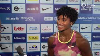 Anna Cockrell Runs 53.71 For 2nd In Diamond League 400m Hurdles Final [Interview]