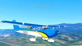 Infinite Flight Simulator - Cessna 172 lands at Santa Barbara  (KSBA)