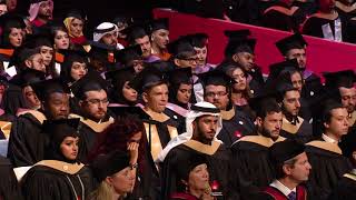 Canadian university Dubai Graduation 2018 - H.E Sheikh Nahyan bin Mubarak Al Nahyan