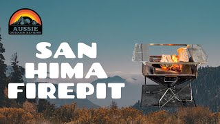 San Hima Folding Firepit review @vicoffroad