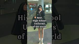 Best high school uniforms of the world👔 #highschool #schooluniform #aesthetic #pinterest #fypシ゚viral