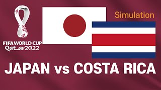 Japan vs Costa Rica⚽️WORLD CUP 2022(Group E)  PREDICTION, marble run race Qatar Group Stage #Shorts