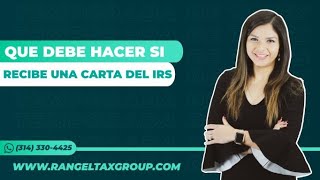 Carta del IRS | Rangel Tax Group