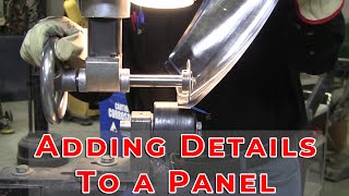 Metal Shaping for Beginners: Adding details to a panel