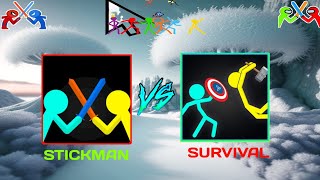 SUPREME DUELIST STICKMAN 🇷🇺 STICKMAN VS SURVIVAL 🇧🇷 🇺🇸 #animation #gaming #stickman @alanbecke #fun