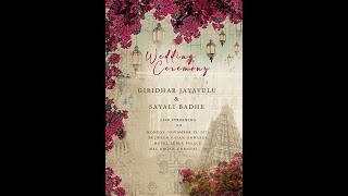 GIRI & SAYALI - WEDDING 29.11.2021