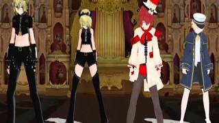 MMD {Sweet Devil mix} (Oliver Fukase Len and Rin)