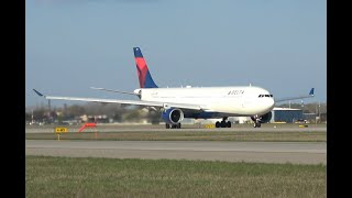 Delta A330-300 take off, DTW