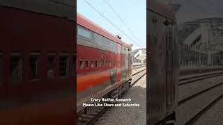 Saffron Vande Bharat Express overtaking Danapur clone express #shorts