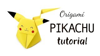 Origami Pikachu Tutorial ★ Pokemon DIY ★ Paper Kawaii