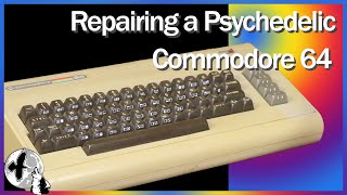 Commodore 64 Repair - Psychedelic Colors