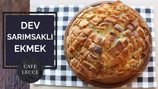 DEV SARIMSAKLI PEYNİRLİ EKMEK TARİFİ - Sarımsaklı Ekmek Nasıl Yapılır? - Garlic Cheese Bread Recipe