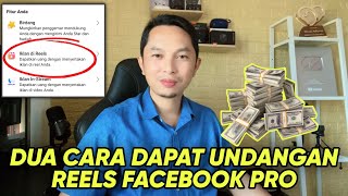 2 Cara dapat Undangan Reels di Facebook Profesional