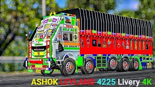 Release New Truck Mod Ashok Leyland Avtr4225 !! Bus Simulator indonesia !! BussidNew Truck Mod