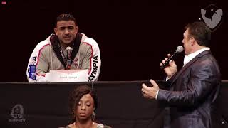 Current 212 Champ Kamal Elgargni at 2020 Mr. Olympia Press Conference #Olympia #PressConference