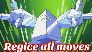 regice all New attacks & moves [Pokemon]@TSCRChannel