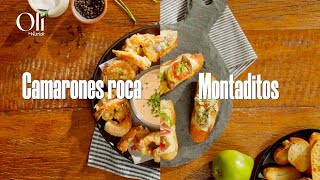 Camarones Roca y Montaditos | Hazlo a tu modo con Oli de Nutrioli