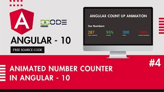 Animated Number Counter In Angular 10 | Increment Counter In Typescript