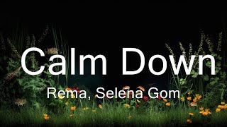 Рема, Селена Гомес - Calm Down (текст)