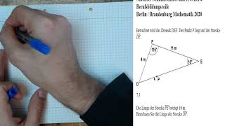 MSA Mathematik Berlin Brandenburg 2020 Aufgabe 7