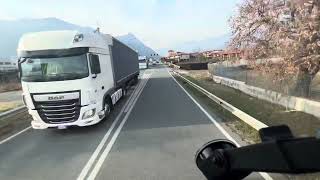 4K Drive Going To Avigliana (Torino)