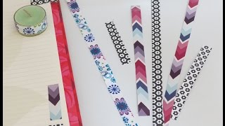 Diy- Como fazer "Washi Tape"