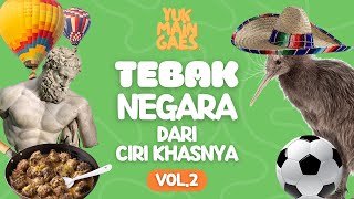 💡🌏 Tebak Negara Dari Ciri Khasnya Vol.2 | Kuis Negara | Bahasa Indonesia