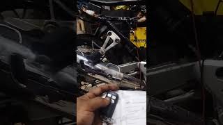 pasang alarm motor scorpio z pake remot, anti maling..