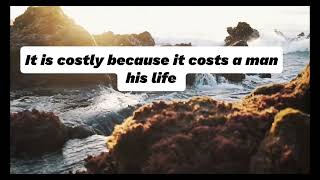 DAILY DEVOTION: COSTLY GRACE #propheticwordfortodayfromgod #dailydevotion