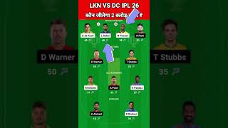 LKN vs DC Dream11 Team Prediction Today 2024