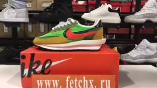 NIKE LD WAFFLE SACAI GREEN MULTI - BV0073-300