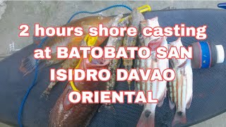 Quick Shore Casting at sitio wason San isidro davao oriental | Ultra Light Fishing