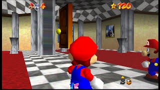 Super Mario 64 - Spawn Door Cheat Code - Project64