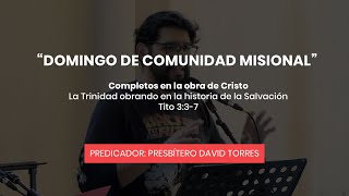 Completos en la obra de Cristo - La Trinidad obrando en la historia de la Salvación