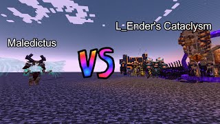 Maledictus vs L_Ender's Cataclysm  Minecraft  Mob Battle