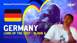 [EUROVISION 2023] | REACTION TO GERMANY'S 🇩🇪 SONG | "Lord Of The Lost - Blood & Glitter"