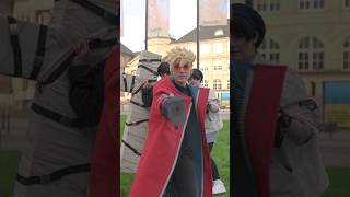 The Trigun Trio is here! Vash, Meryl and Wolfwood! Cosplays found at Connichi 2023 #shorts