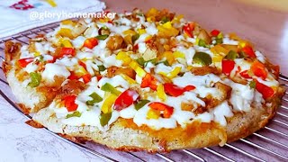 No Knead, No Oven, No Stress Pizza In A Pan | Homemade Pizza | Glory Homemaker